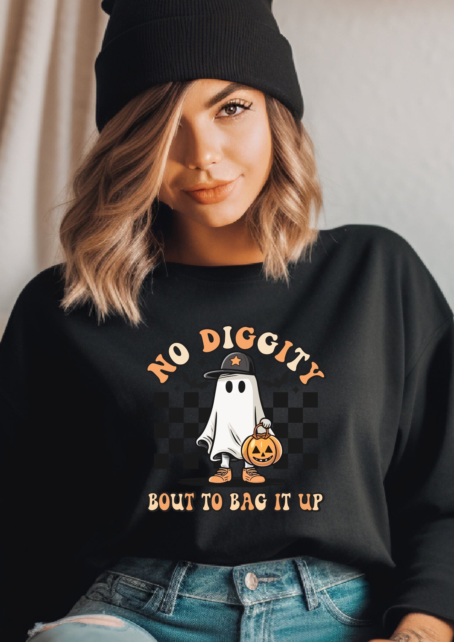 No diggity Sweatshirt Autumn Halloween