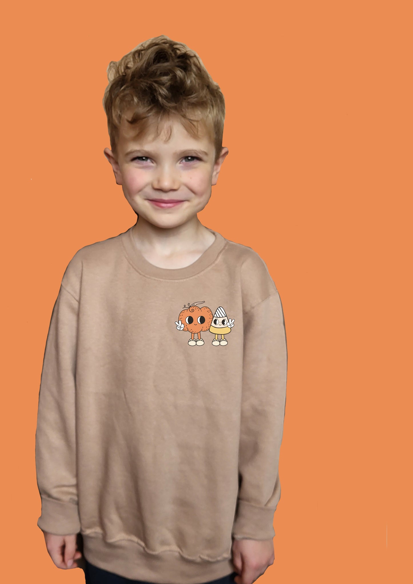 Trick-or-treat design 3 KIDS Sweatshirt Halloween