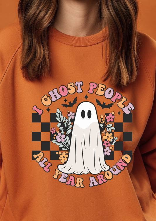 I Ghost People Sweatshirt Halloween