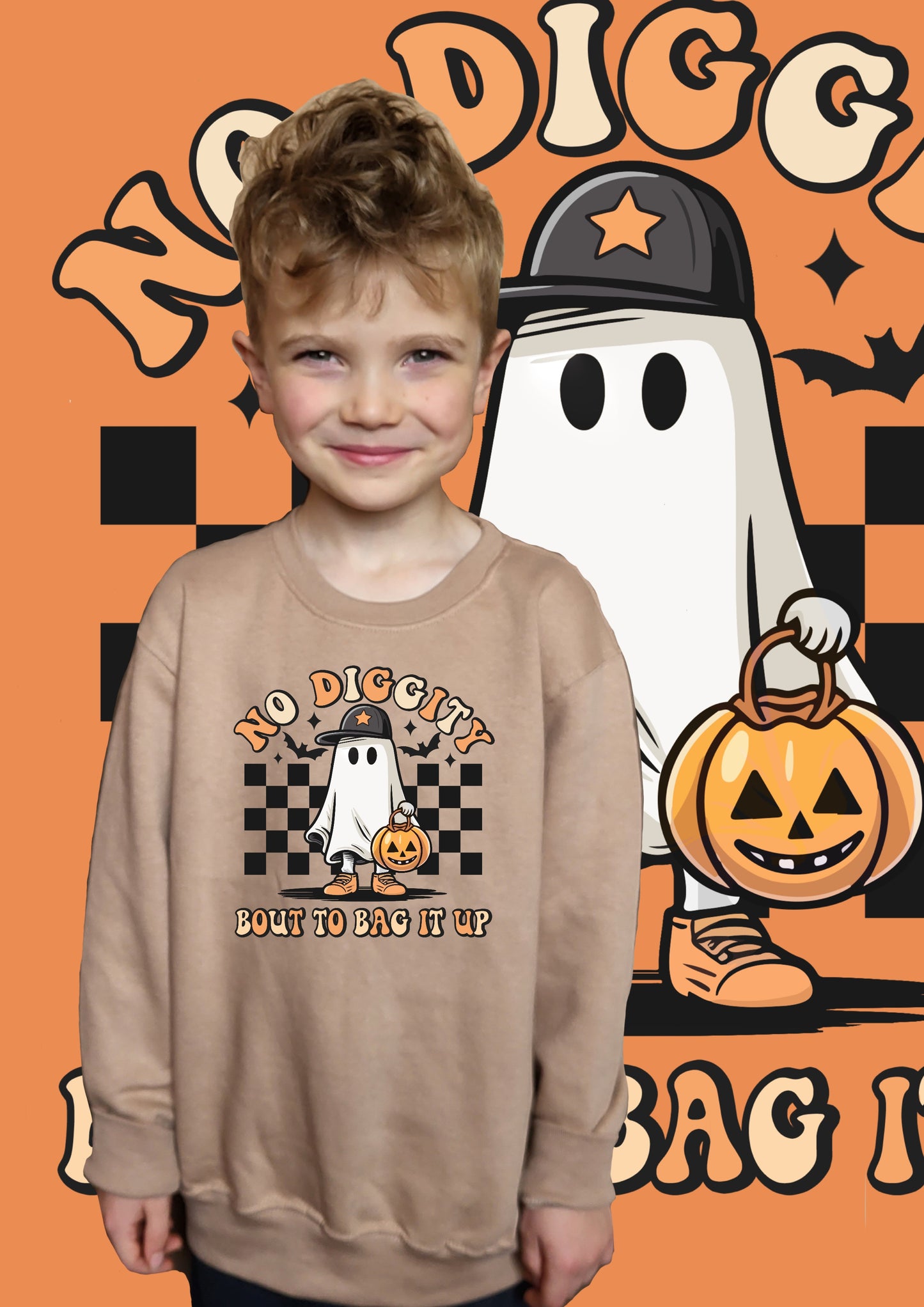 No Diggity KIDS Sweatshirt Halloween