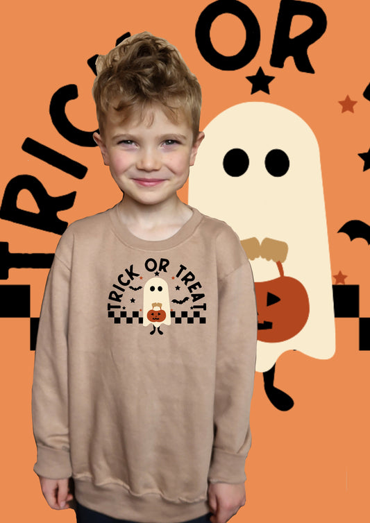 Trick-or-treat design 1 KIDS Sweatshirt Halloween