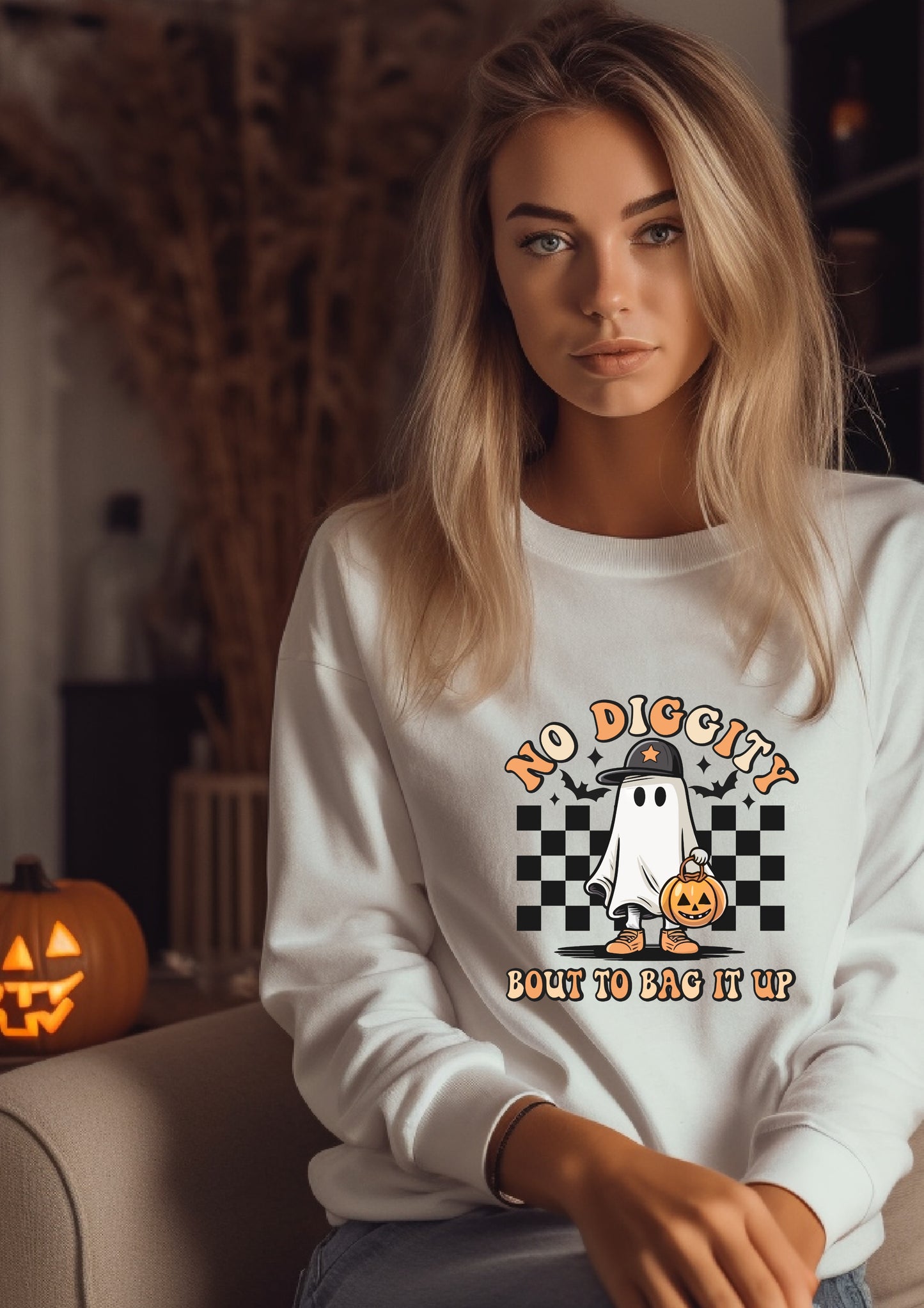 No diggity Sweatshirt Autumn Halloween