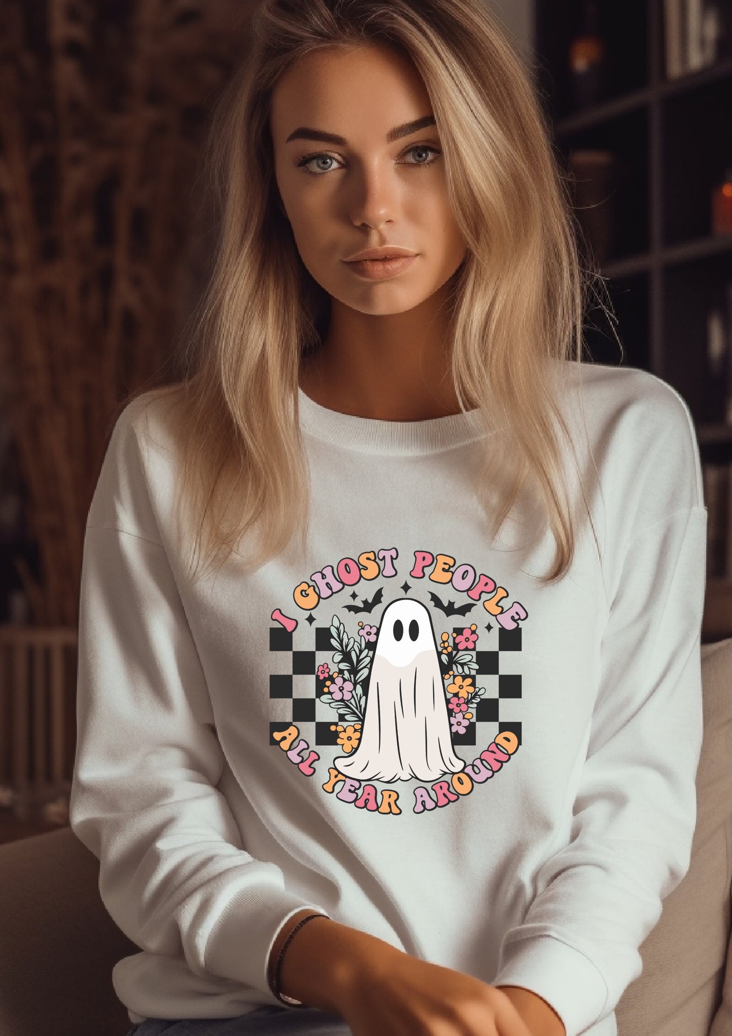 I Ghost People Sweatshirt Halloween