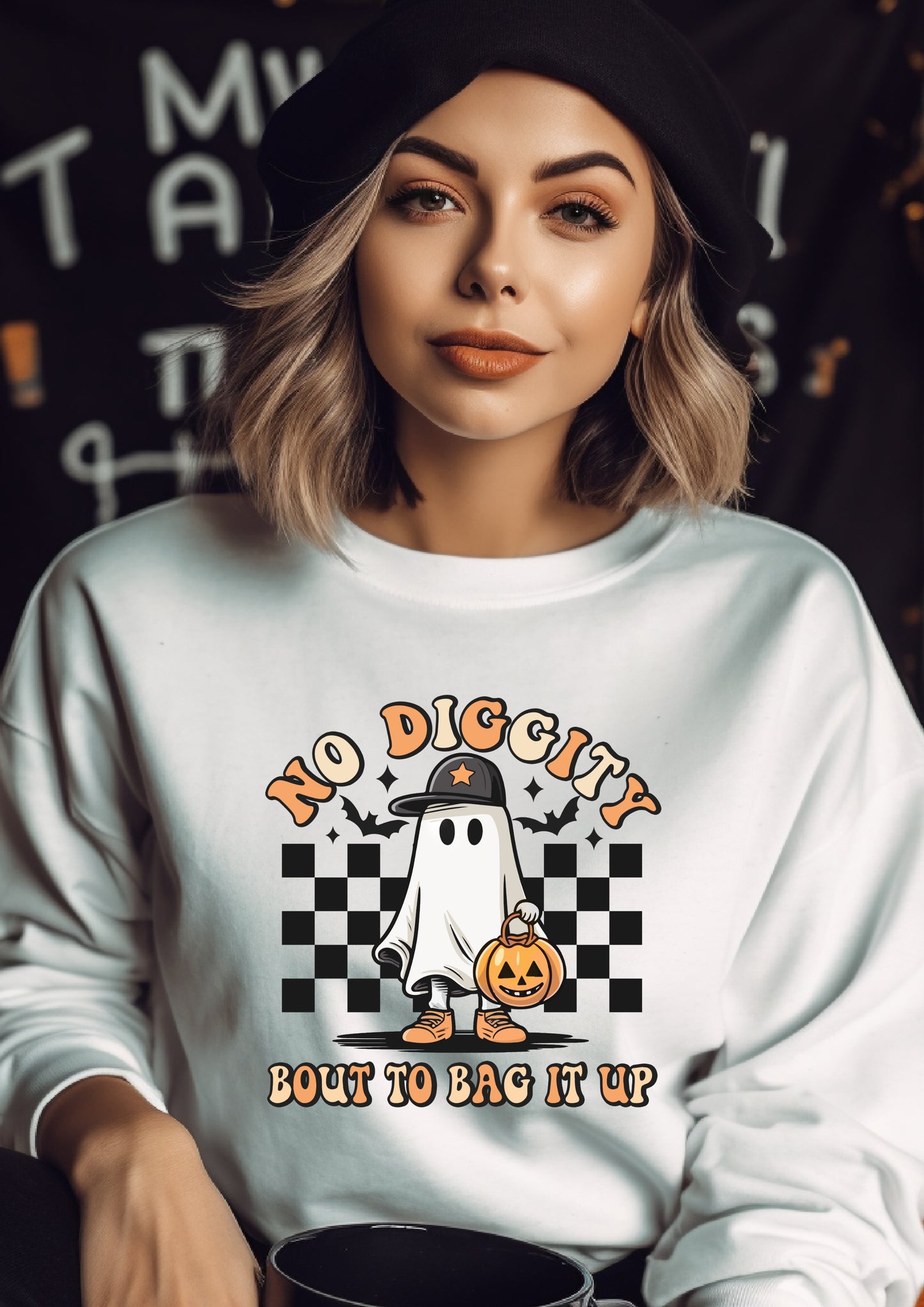 No diggity Sweatshirt Autumn Halloween