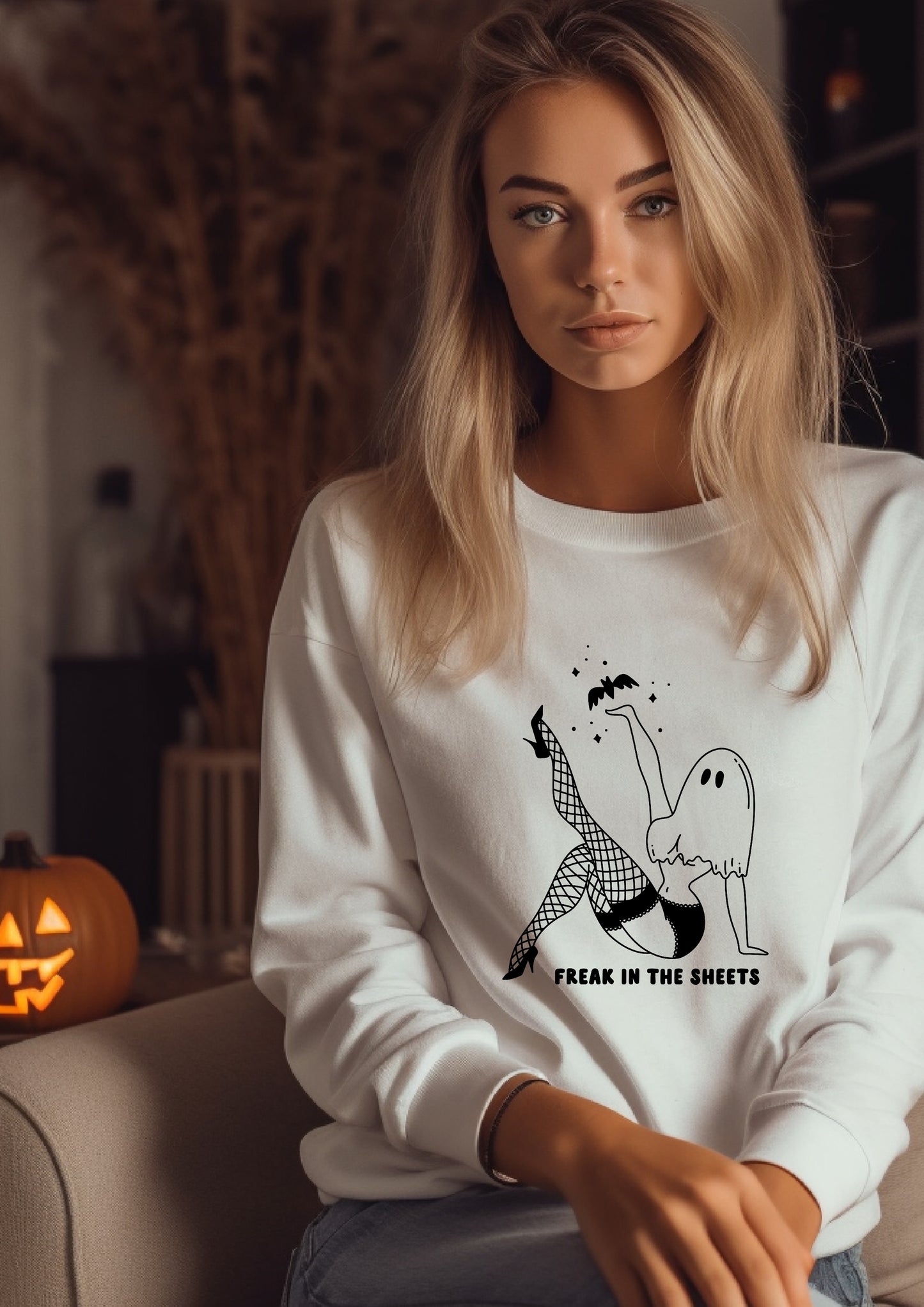 Freak in the sheets Sweatshirt BLACK DESIGN