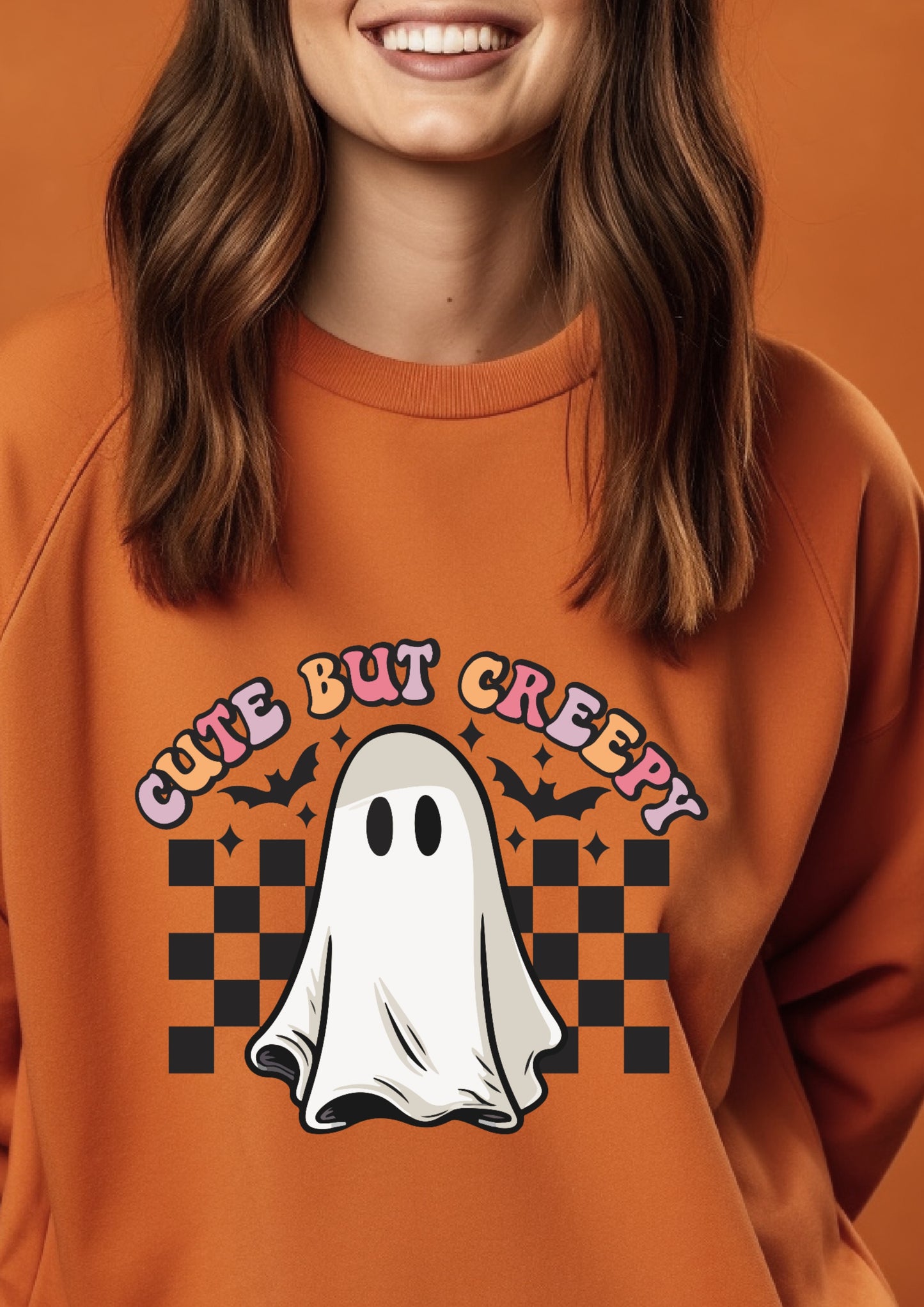 Cute But Creepy Sweatshirt Halloween Autumn